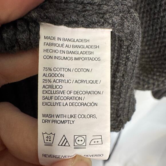 HOST PICK! 🎉🎉🎉 IZOD Men’s Fair Isle 1/4 Zip Sweater Large Knit Pullover Nordic - Picture 5 of 6